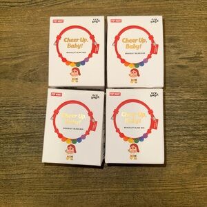 Pop Mart Cheer Up Baby Bracelet Blind Box lot of 4